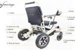 Chaise à roulettes avec moteur électrique modèle Mobility