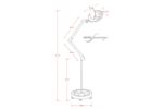 Dimensions Lampe Loupe esthétique Led Mega