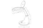 dimensions Lampe loupe de table onglerie