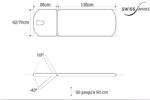 Table de physio accoudoirs escamotables