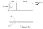 Table de physio accoudoirs escamotables