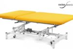 Table de soins Bobath 2 plans chassis trapèse dessus