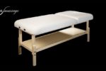 A plat Table de massage en bois modèle Dune